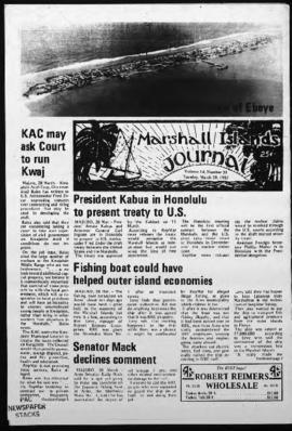 The Marshall Islands Journal, vol.14, 25-36
