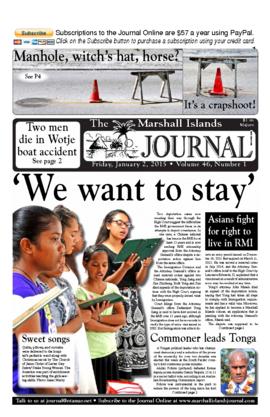 The Marshall Islands Journal, vol. 46, 1-6