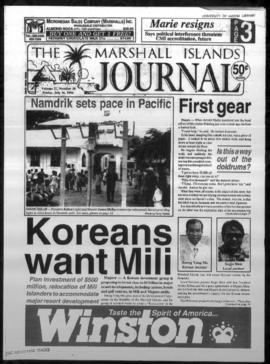 The Marshall Islands Journal, vol. 27, 30-35