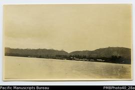 ‘Rabaul from the Sea 1914.’ [Photo print.]