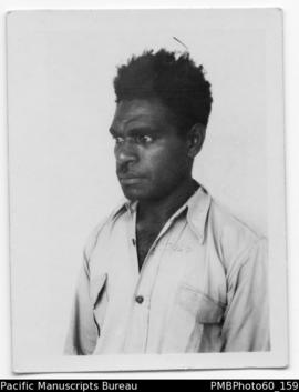 Portrait of ni-Vanuatu man in Western clothing