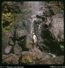 "Andrew Longley at The Waterfall. Note beautiful rhododendrons stuffed into his belt, and fl...