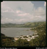 "Port Moresby looking down from lookout at tip of peninsula."