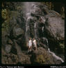 "Bev (Dickens, from Central Baptist - a typist) and Jill - at the Waterfall."