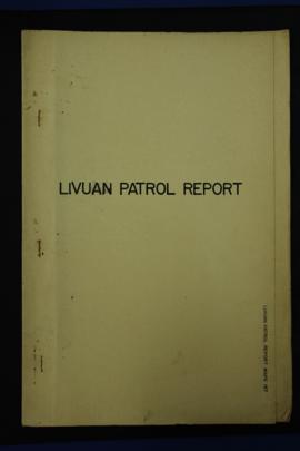 Report Number: 187 Extract from Patrol Report, Livuan Council Area, Rabaul S.D., No.19(N3) 61/62,...