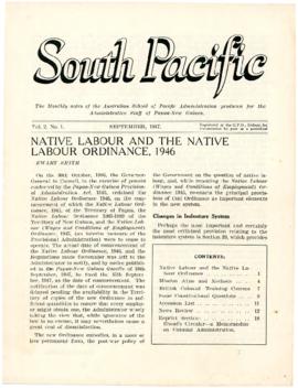 South Pacific, Vol. 2, No. 1