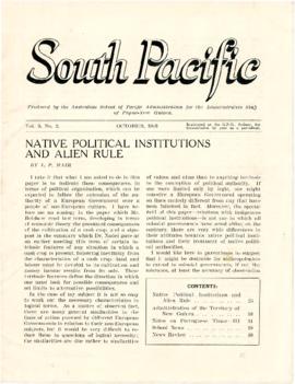South Pacific, Vol. 3, No. 2