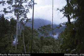 'Mt Tatuve from Suta, Guadalcanal'