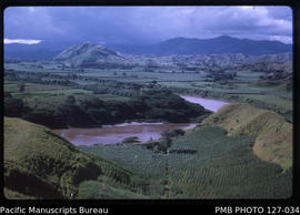 'Sigatoka valley with Sigatoka river, looking north, Fiji'