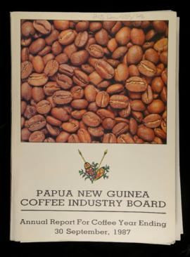 PNG Coffee Industry Board, Annual Report for Coffee Year Ending 30 September, 1987
