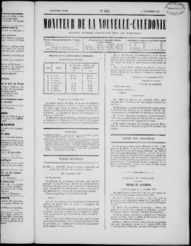 Le Moniteur de la Nouvelle Caledonie Noumea: Imprimerie du Gouvernement, no. 634-644