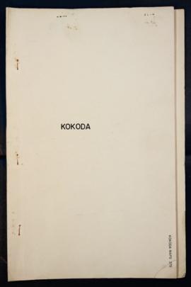 Report Number: 379 Kokoda Land. Soil Survey – Kokoda Land, 11pp. Maps 379 & 379A. Includes ma...