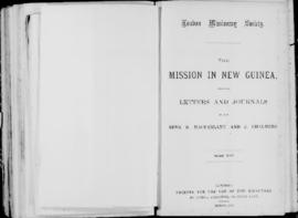 'Mission in New Guinea, from the letters and journals of Reverend S. Macfarland and J. Chalmers' ...