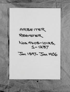 Arbeiter Register, No. 9406-10123