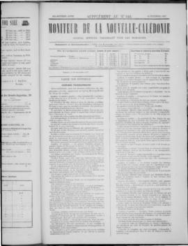 Le Moniteur de la Nouvelle Caledonie Noumea: Imprimerie du Gouvernement, no. 946 supplément