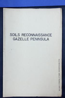 Report Number: 175 Soils Reconnaissance Gazelle Peninsula.  [Map only, 'Soil Map Gazelle Peninsul...