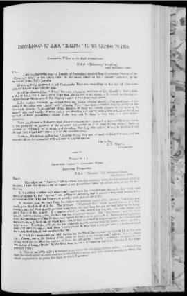 'Proceedings of H.M.S. “Miranda” in the Solomon Islands'