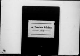 Ai Tukutuku Vakalotu Suva: Methodist Mission, Jan 1932-Jun 1932