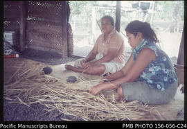 Mat making - Floor mats and ceremonial fine mats, Upolu, Samoa