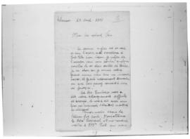 Letters of Father Pierre Bochu, S.M. from Talomako and Port Olry (Espiritu Santo), 1901-1910.