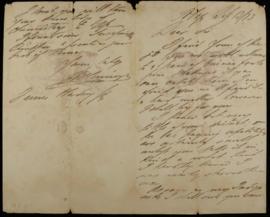 Bentley family papers including letters of Cakobau government and military authorities of Fiji