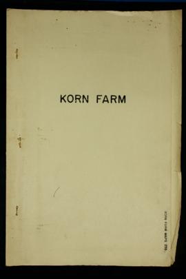 Report Number: 255 Notes on the Soils of Korn Farm [North Wahgi]., 2pp. Includes map with scale  ...