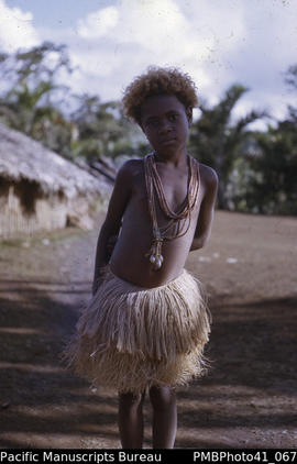 [Young girl] 'Valembaimbai, Guadalcanal'
