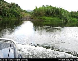 Malekula Lakatoro Lamap road, other part of biggest of 13 river crossings