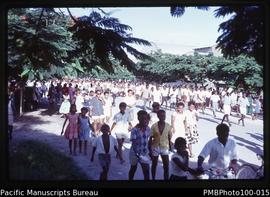 "Good Friday Easter procession, Mendana Avenue, Honiara"