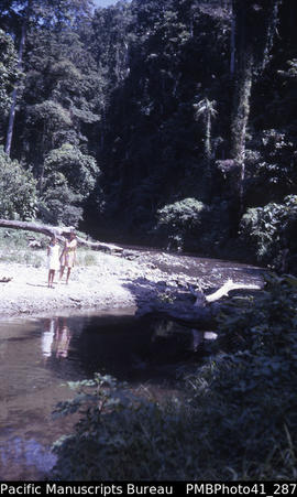 'Poha River, Margaret Tedder and Wendy Tedder, Guadalcanal West'
