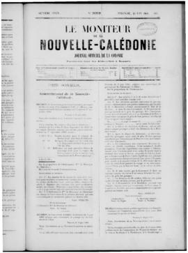 Le Moniteur de la Nouvelle Caledonie Noumea: Imprimerie du Gouvernement, no. 352-365