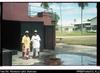 AusAID PNG Maritime College Project Students demonstrating use of fire safety equipment [Madang P...
