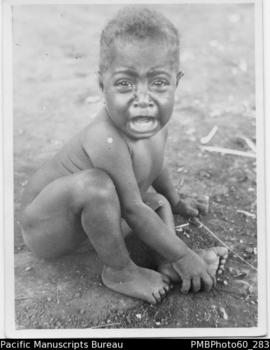 ni-Vanuatu child crying