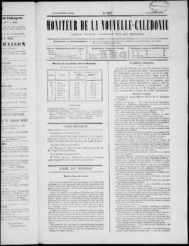 Le Moniteur de la Nouvelle Caledonie Noumea: Imprimerie du Gouvernement, no. 697-705