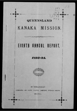 'Queensland Kanaka Mission, Eighth Annual Report 1893-94'