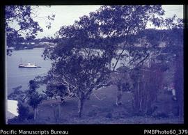 View of bay from nurses' home, Paton Memorial Hospital, Iririka, Port Vila