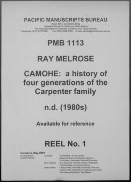 Camohe: a history of four generations of the Carpenter family