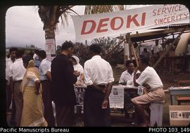 Polling Day: Suva city polling, stall of Andrew Deoki
