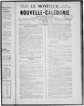 Le Moniteur de la Nouvelle Caledonie Noumea: Imprimerie du Gouvernement, no. 559-569