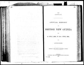 Reel 1, British New Guinea Report from 1 July 1890 to 30 June 1891