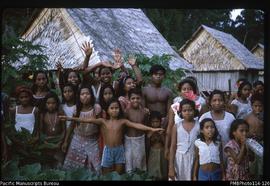 'Gilbertese children in Kukutin village, Wagina Island'