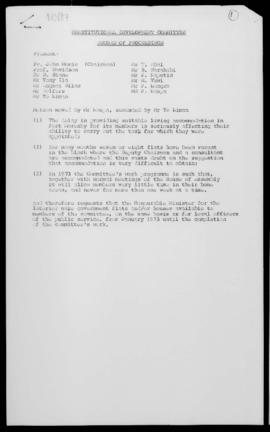
Constitutional Planning Committee, Record of Proceedings, 8/12/72, Ts., roneo, pp.1-11
