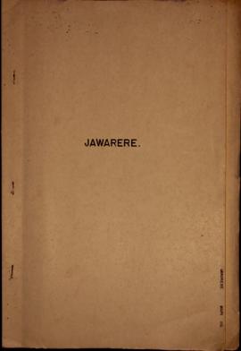 Report Number: 110 Land Inspection Jawarere [Javarere] Area - P.F. Davey, 2pp. Includes map with ...