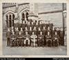 School photo of Tonbridge School. H.V. (Harold) Woodford is first in from right second row from t...