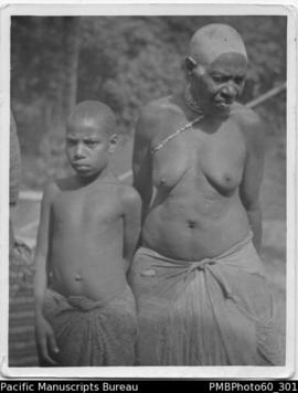 ni-Vanuatu woman and child