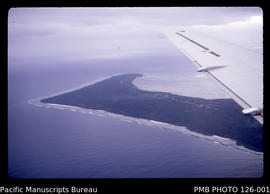 'Aerial view of the western leg of Tongatapu, Tonga'