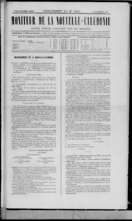 Le Moniteur de la Nouvelle Caledonie Noumea: Imprimerie du Gouvernement, no.1163-1167