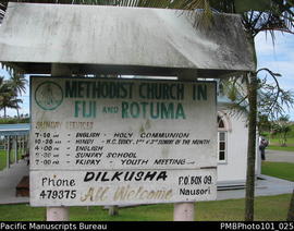 Dilkusha [Notice at Methodist Church in Fiji and Rotuma]