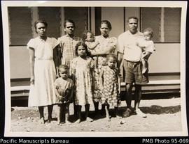 New Caledonian missionaries, and family, Atchin Island