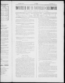 Le Moniteur de la Nouvelle Caledonie Noumea: Imprimerie du Gouvernement, no. 580-587
